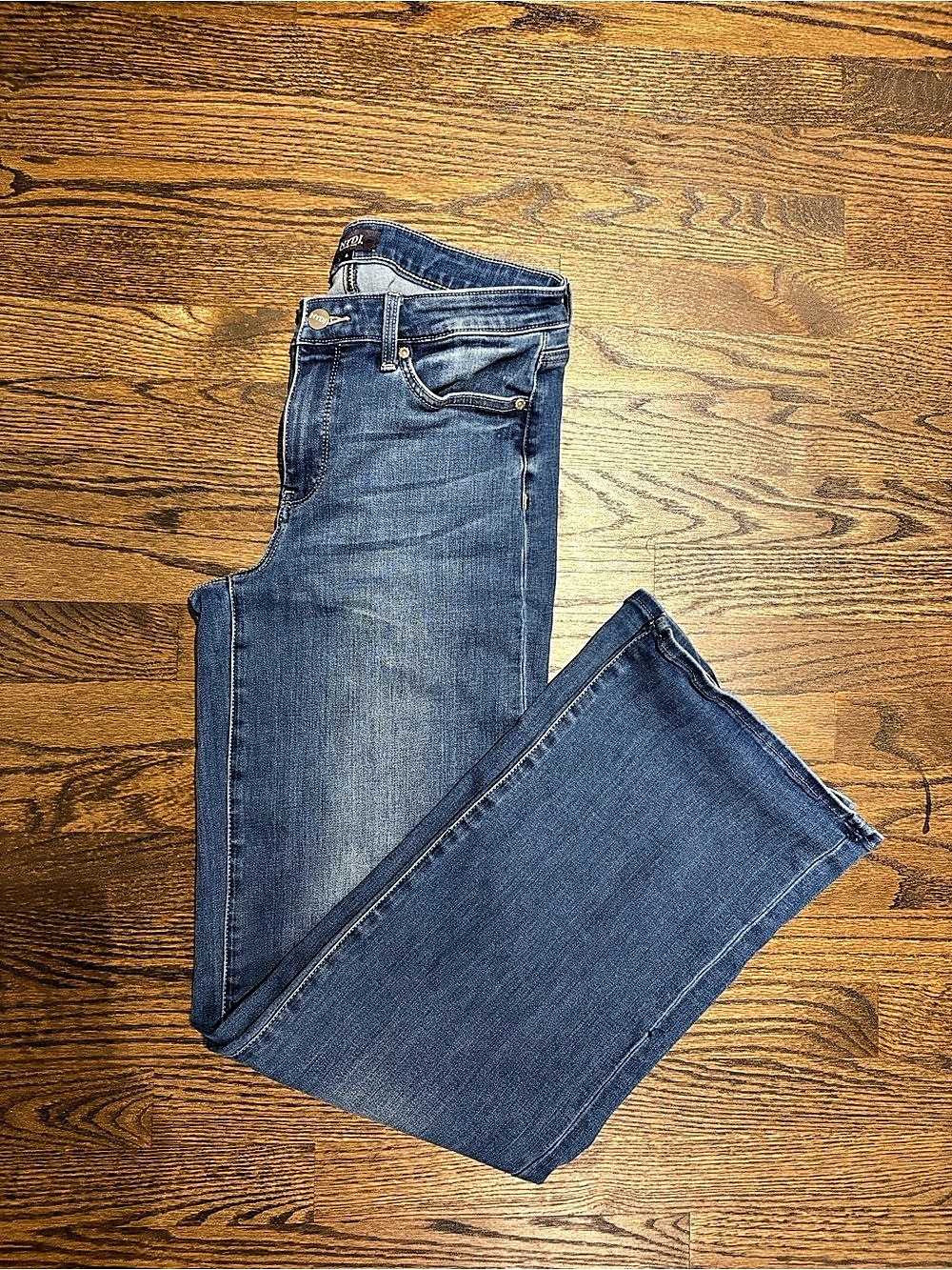 NYDJ Wide Leg Blue Jeans